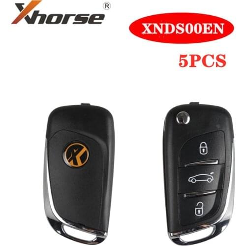 XHORSE VVDI2 Wireless Universal Remote Key 3 Buttons for DS Type XN002 for VVDI Key Tool 5PCS