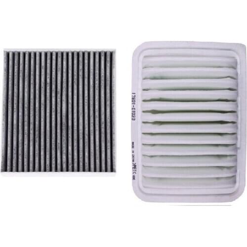 Cabin Filter Air Filter 2Pcs Set For Toyota Avensis T27 1.6L 1.8L 2.0L 2.2L 2009- Model Car Filter OEM 178010T020 8713950100