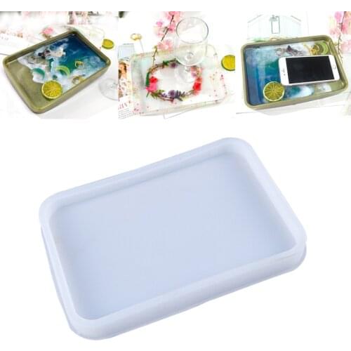 Resin Rolling Tray Mold DIY Silicone Molds for Making Plates Resin Art Tools Tray Resin Molds