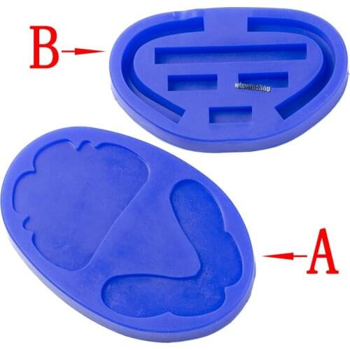 Dental silicone rubber wax rim slim long shape bite block individual tray implant molding mould