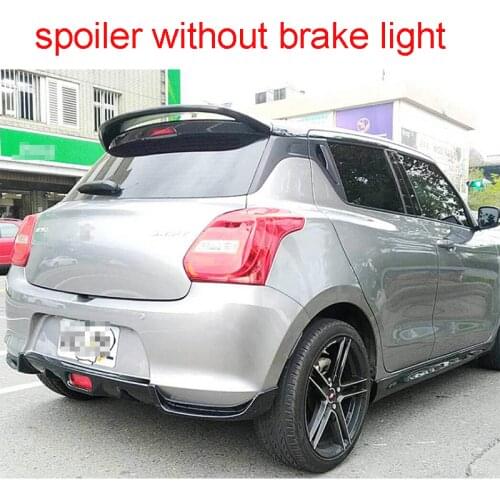 ABS Material Rear Roof Spoiler Fit for Suzuki Swift ZC13 ZC63 ZC83S ZC33S 2017-2021 O Style Wing Auto Part Body Kits