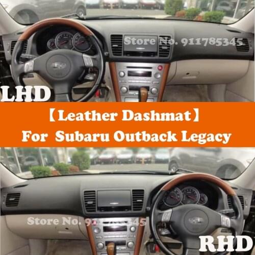 Suede Leather Dashmat Accessories Car-Styling Dashboard Covers Pad Sunshade For Subaru Outback Legacy B4 2003 2004 2005-2009