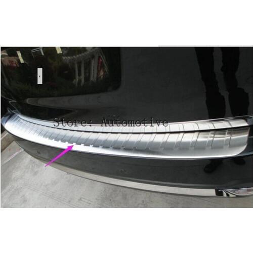 Stainless Steel Rear Bumper Sill Protector cover For Subaru Forester 2013 2014 2015 2016 2017 2018