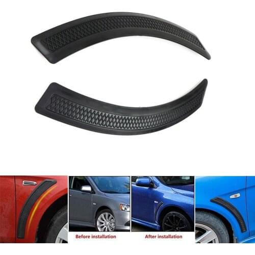 1 Pair Car Wheel Eyebrow Anti-collision Strips Widened Universal Wheel Eyebrow Modification Supplies