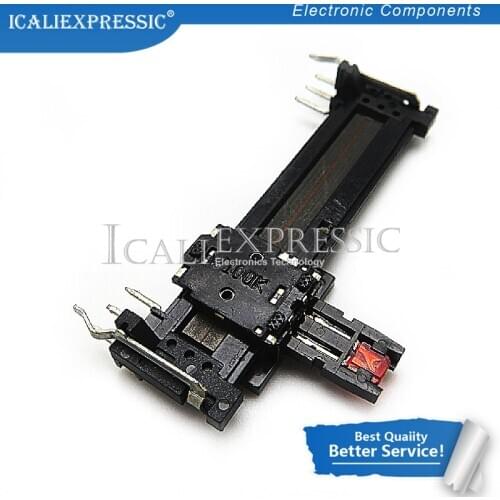 1PCS 4.5cm balanced mixer fader with lamp potentiometer W100KX2 handle 10MM with the midpoint In Stock