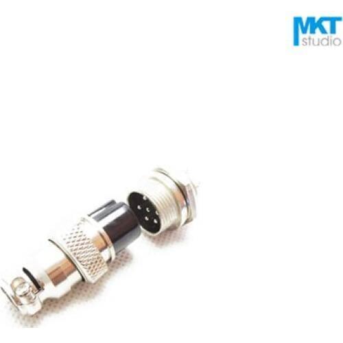 10Pairs GX16 16mm 6 Pins 250V 15A Male+Female Electrical Connector, Aviation Connector Plug