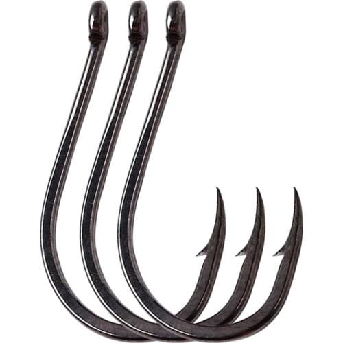 10 PCS 3g Fishing Hooks Coating High Carbon Stainless Steel Barbed Carp Circle Carp Eyed Ring eye