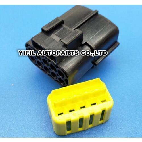 100pcs/lot 10 Pin/Way Male TYCO/AMP Econoseal J Series Waterproof Auto Connector Plug 174657-2/174658-7