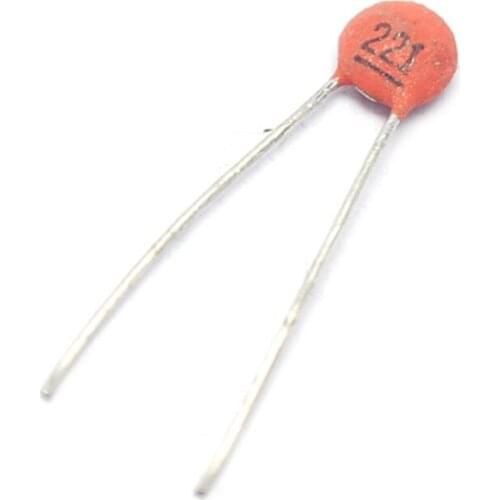 100PCS/LOT Ceramic Capacitor 221 220PF 50V