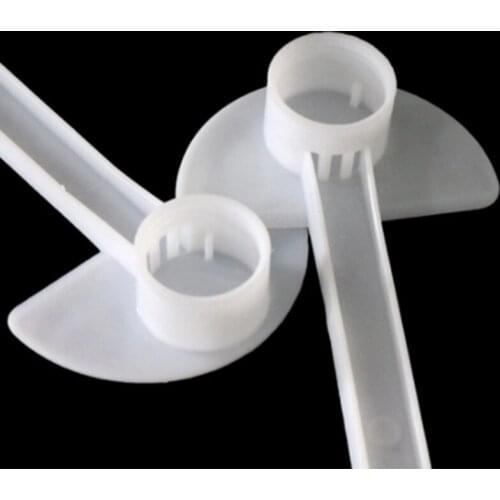 100Pcs Beekeeping Bee Plastic Feeder Waterer Honey Feeders Garden Bee Water Drink Watering Drinker Feeding Tool Supplies