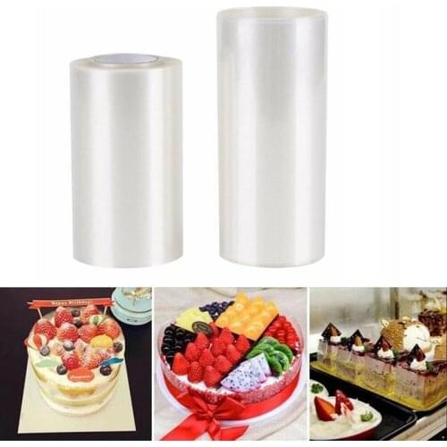8/10/12cm Cake Surround Film Transparent Cake Collar Kitchen Acetate Film Lining Rings Cake Chocolate Candy For Baking Durable