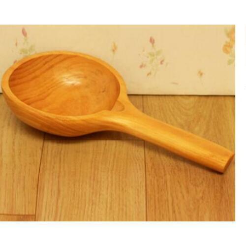Large solid wood ]water scoop wooden scoop 30*15cm