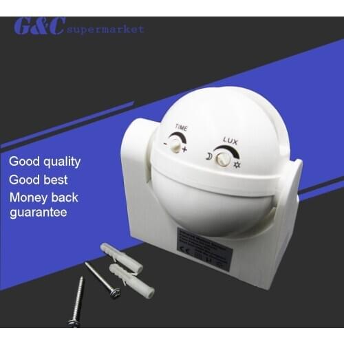 1PC New Arrival 220-240V 50Hz 180 Degree Outdoor Security PIR Infrared Motion Sensor Detector Movement diy electronics