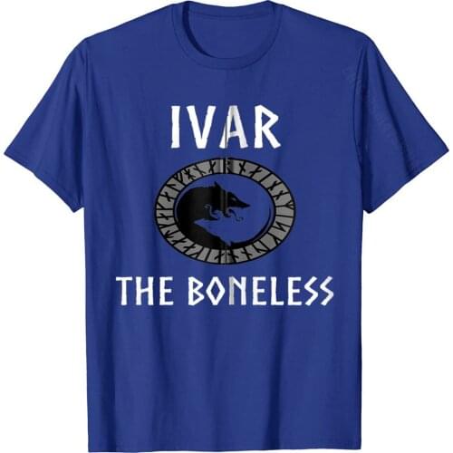 Vikings Ivar The Boneless Norse Wolf Gift For Viking Lover Zip T Shirts Prevalent Normal Cotton Men Tops Shirts Crazy