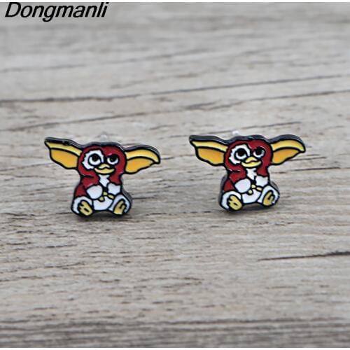 K875 Animal Cute Cartoon Anime Ear Stud Earrings For Womens kids Enamel pierce Earrings Jewelry Gifts for Girls