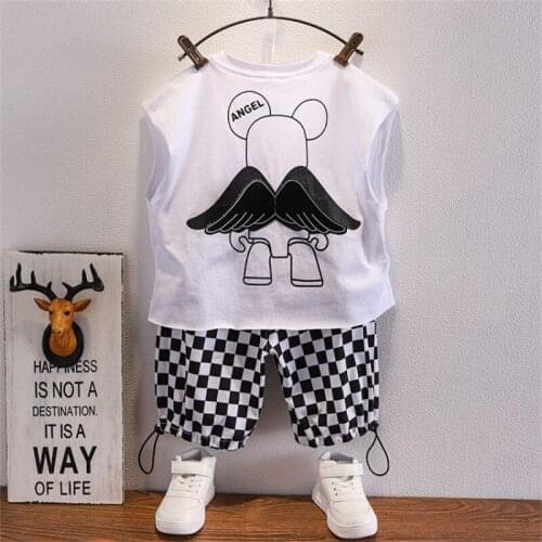 Toddler Baby Boys Clothing Sets Summer Children Clothes Cotton Vests T-shirt Pants Shorts Suit Casual Outfit 2-8y Kids Tracksuit