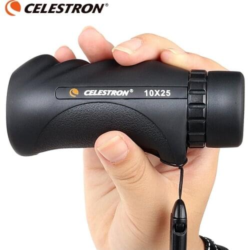 Celestron Nature 10X25 Mini Pocket Monocular Waterproof BAK4 Prisma High Definition Portable Binoculars for outdoor travel