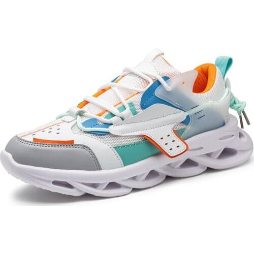 2021 New Mens Net Sports Shoes, Running Shoes, Light and Breathable, Leisure Shoes, Gymnastics Spring and Autumn