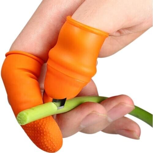 Thumb Cutter Vegetables Tomato Fruit Picker Separator Finger Sharp Blade Hand Cutting Gardening Tools for Harvesting Plant