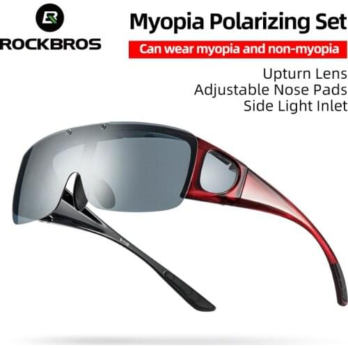 ROCKBROS Cycling Glasses Men Women Outdoor Sports Ride Polarized Glasses Anti-UV 400 Windproof Flip-up Lens Bicycle Glasses