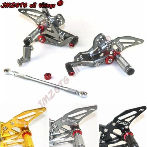 CNC Adjustable Rear Set Rearsets For HONDA CB650F CBR650F CB650R CBR650R Foot Rest