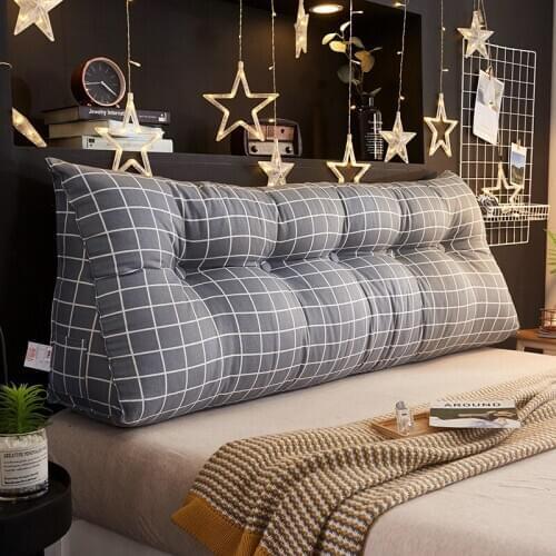 Parent-child Long Large Reclined Lazy Bedroom Headboards Cushion Single Double Soft Yielding Back Body Pillow Sofa Chair Bedding