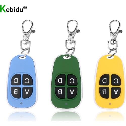 433MHZ Remote Control 4 Channe Garage Gate Door Opener Remote Control Duplicator Clone Cloning Code Car Key