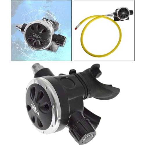 Deluxe Diving Regulator Replacement Scuba Dive 2nd Stage Octopus with Adjustable Valve Silicone Mouth Piece Diving Equipment