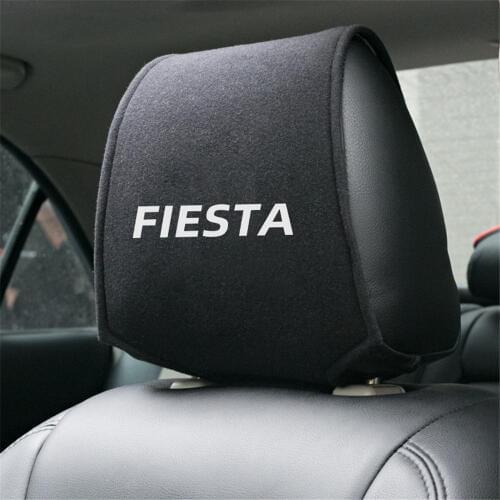 Car Styling for Ford Fiesta mk5 mk6 mk7 Accessories Hot car headrest cover 1PCS