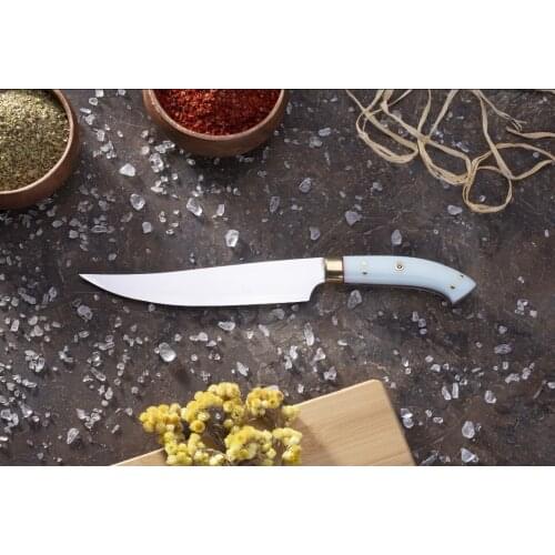 100% Handmade SteakHouse Chef Show Knife - Made in Turkiye Surmene