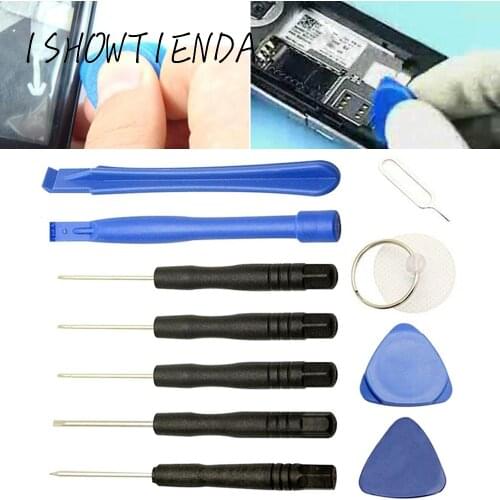 11 in 1 Cell Phone Opening Pry Repair Tool Kit Smartphone Screwdriver For iPhone Mobile phone repair and disassembly tools