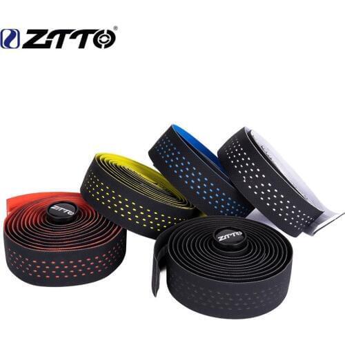 2.1m Bicycle Handlebar Tape On For MTB Road Bike Handle Bar Tape Belt Fixed Gear Band Strap Belt Breathable PU Leather Grip Tape
