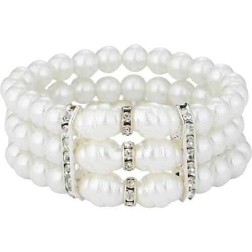 3pcs/set Couples Distance Bracelet Women Natural pearl crystal Bracelet pearl Stone Braclet Vintage Strand Braslet Korea Jewelry