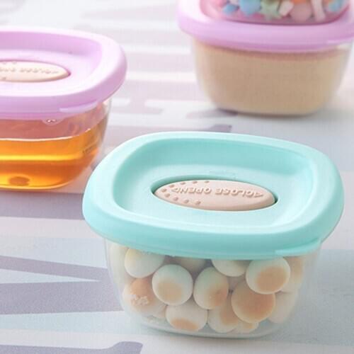 4Pcs Microwave baby food cup 120ml utensils for children snack spilled cup leak proof baby snack box Cup christmas gift