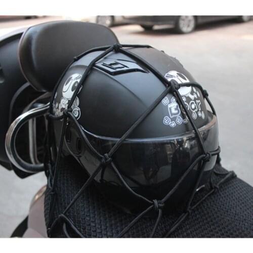 Motorcycle Luggage Net Bike 6 Hooks Hold down Fuel Tank Luggage Mesh Web Bungee Black Motorcycle Bike 6 Hooks Tank Car styling