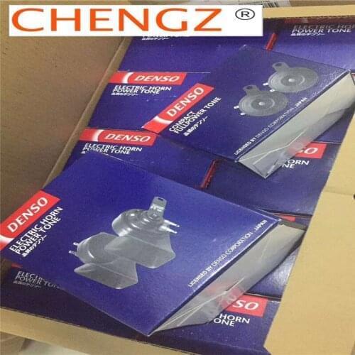 60SET For-DENSO Car horn snail shape waterproof niversal Interface Original Quality 12V CAR-Toyota-HONDA free shipping