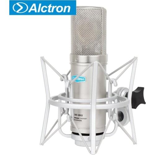 Alctron CM6 MKII Professional Condenser Large Diaphragm Recording Studio Microphone With Shock Mount