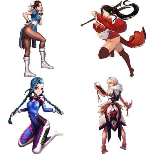 Three Ratels CA5 sexy girls PVC Anime Poster for car hood wall sticker for rooms