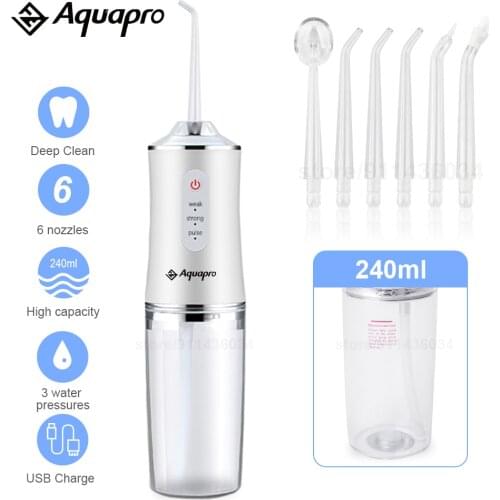 Floss Pick Water Jet Teeth Whitening Cleaner Oral Irrigator Water Flosser Tooth White Dental Portable Irrigation Oral Hygine