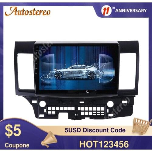 Android 9.0 64G Car Multimedia Radio Player For Mitsubishi Lancer 2007-2015 Car GPS Navigation Player Radio Recorder ISP Carplay