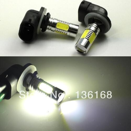 Free Shipping 4x LED SMD H27W/2 881 886 894 898 899 Car Fog Light Daytime Running Projector Bulbs