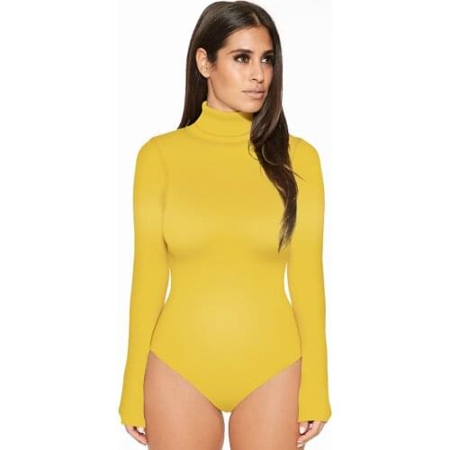 Free Shipping New Design Sexy Long Sleeve Bodycon Party Lady Playsuits