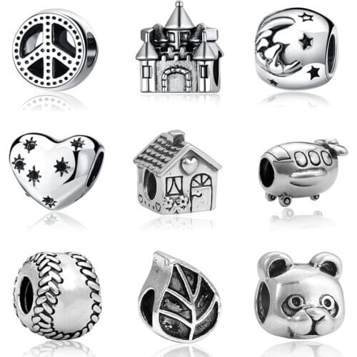 DIY bisuteria kids beads jewelry bijoux bracciale french bead silver perfumes mujer originales bracelet charms