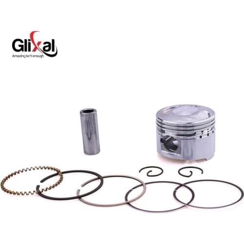 Glixal GY6 60cc139QMB 139QMA Engine 4-Stroke 44mm Piston Kit Rings for JONWAY LANCE VIP TANK EAGLE BAJA SCOOTER ATV