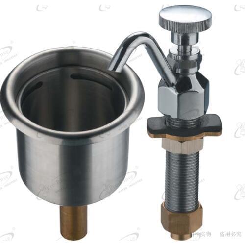 Dipperwell Faucet with GPM Flow Tower and Bowl Assembly Cup water injection device