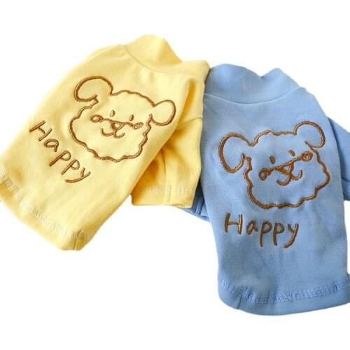 Pet Clothes Dog Home Leisure Bipedal Clothes Teddy Yorkshire Dog Base Shirt Cat Vest Outfit Coat French Bulldog Puppy Small Dogs