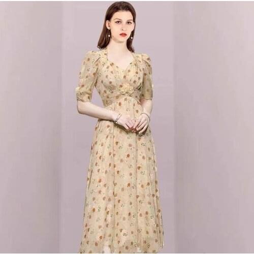 OULA`F Yellow Summer Dresses