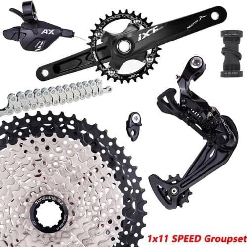 LTWOO MTB 1*11 Speed Groupset Rear Shifter Derailleur 11s 52T 50T 46T 42T 40T Cassette k7 11s chain current chain ring crank set
