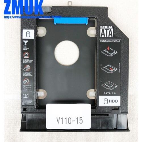 Brand New SSD HDD Adapter Caddy w/ Faceplate For Lenovo ideapad V110-15AST V110-15IAP V110-15IKB V110-15ISK Series
