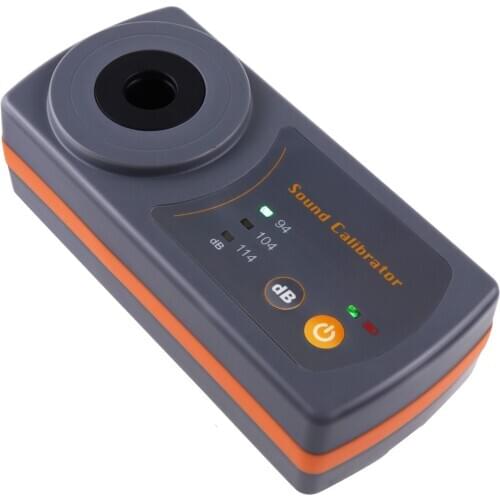 Sound Level Calibrator Meter 114dB / 94dB / 104dB Calibration Level For 1/2" 13.2mm Microphone Size